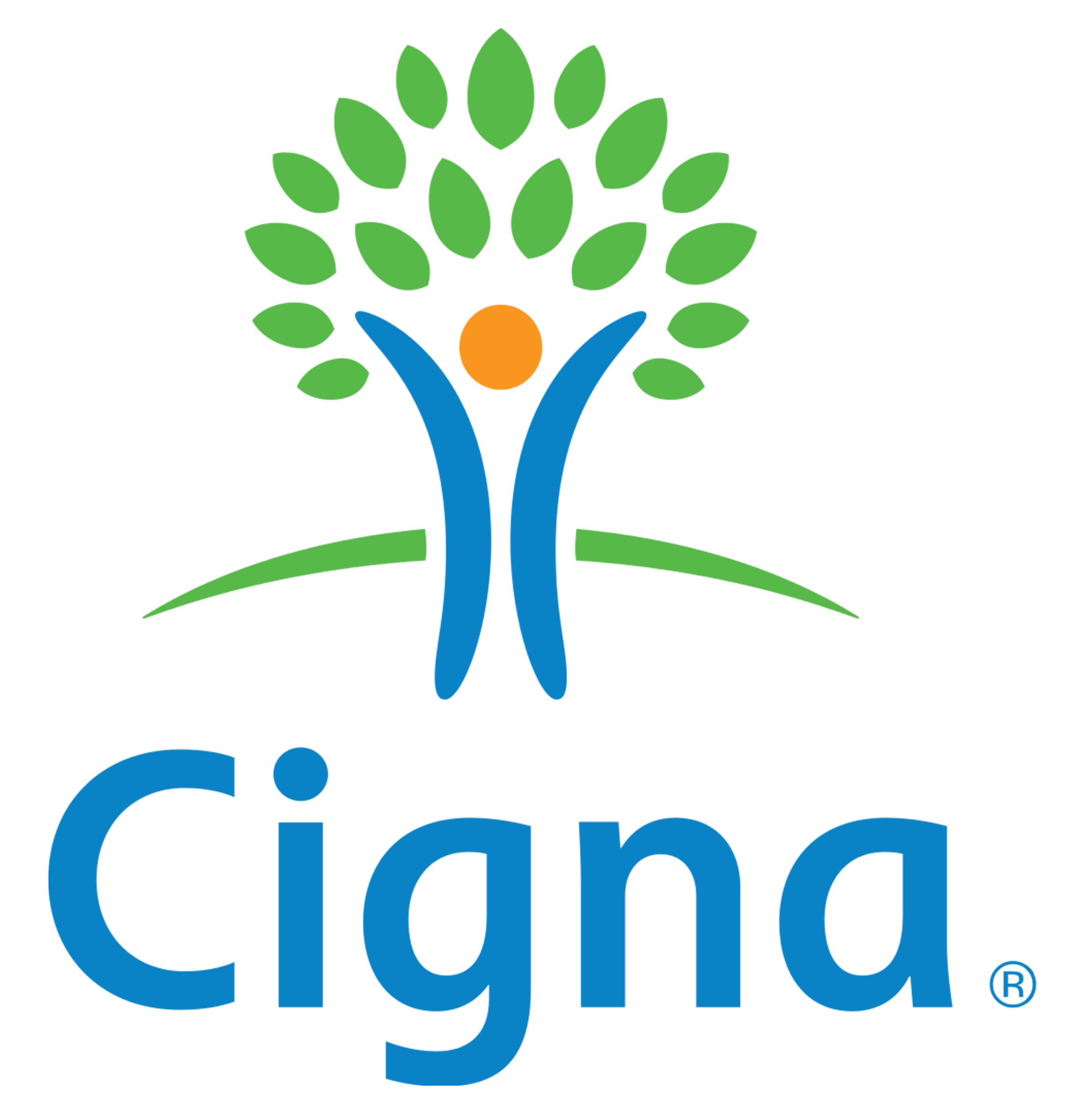 Cigna logo.
